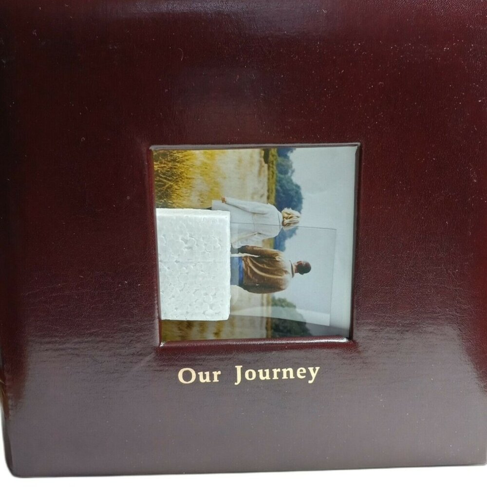 Brown Photo Book Album Holds 200 4x6 Pictures 50 Pages